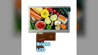 . Οθόνη TFT LCD ιντσών 80x7 RGB 0 Φωτεινή