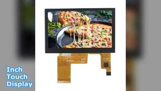 . Οθόνη LCD ιντσών Capacitive Touch 80x7 RGB