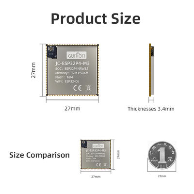 Καλή τιμή. JC-ESP32P4-M3-C6 Silver Gray ESP32 Display Unit 3.3V Operating Voltage for Business Solutions σε απευθείας σύνδεση