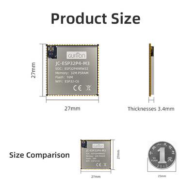 Ποιότητα JC-ESP32P4-M3-C6 Silver Gray ESP32 Display Unit 3.3V Operating Voltage for Business Solutions εργοστάσιο