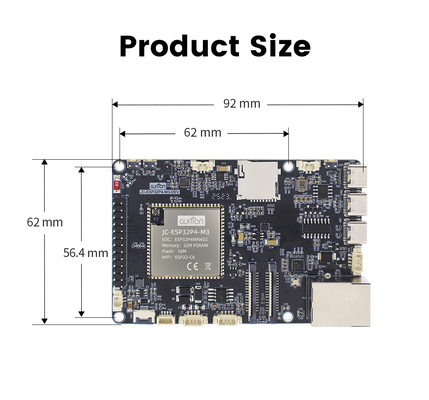 Ποιότητα JC-ESP32P4-M3-DEV Βέλτιστη απόδοση οθόνης Μονάδα οθόνης ESP32 της σειράς M με τάση λειτουργίας 5V και διεπαφή CSI/DSI/USB2.0 εργοστάσιο