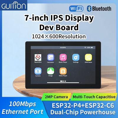 JC1060P470C_I_W_Y High performance 7-inch screen integrated development kit: ESP32-P4 main control, integrated camera, ready to use